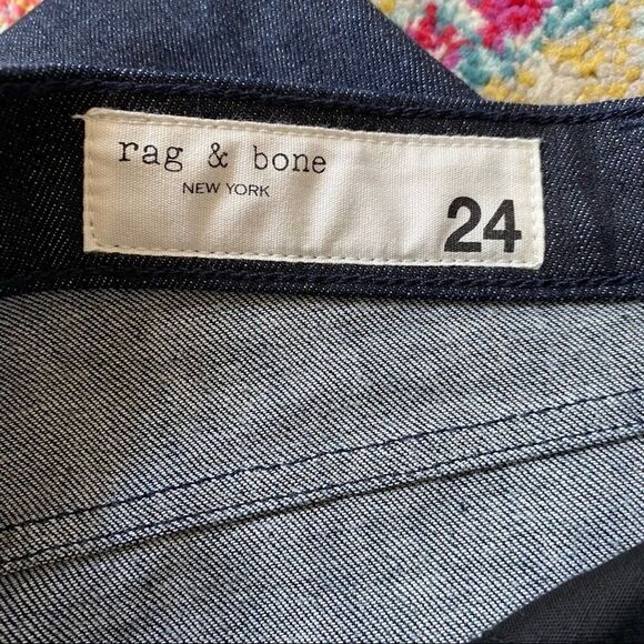 Rag & Bone Bella Dark Wash Flare Jeans - Picture 7 of 12